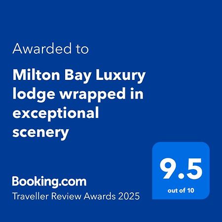 Milton Bay Luxury Lodge Wrapped In Exceptional Scenery Morenish Экстерьер фото