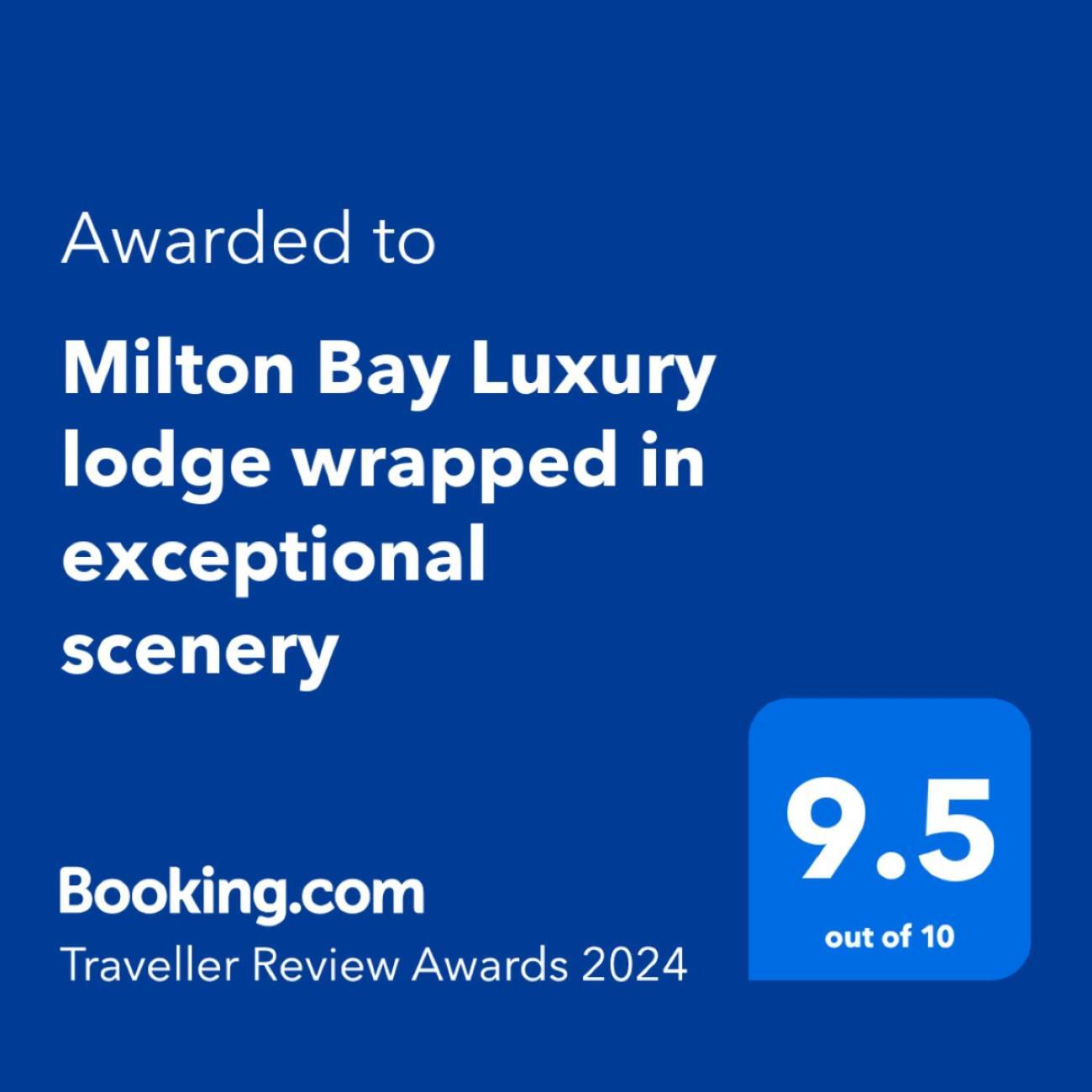 Milton Bay Luxury Lodge Wrapped In Exceptional Scenery Morenish Экстерьер фото